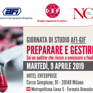 GIORNATA DI STUDIO AFI-GIF: PREPARARE E GESTIRE UN AUDIT. Sei un auditor che riesce a conoscere a fondo i suoi fornitori?