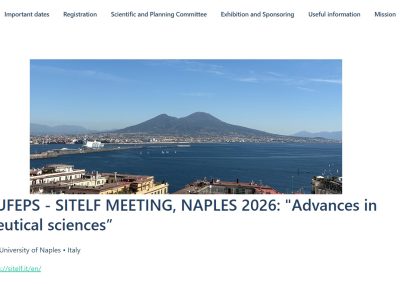 EUFEPS – SITELF MEETING – Advances in pharmaceutical sciences