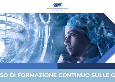 AFI – CORSO DI FORMAZIONE CONTINUO SULLE GMP