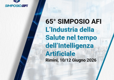 65° SIMPOSIO AFI – L’industria della Salute nel tempo dell’Intelligenza Artificiale
